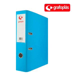 Archivador Grafcolor Din A-4 65mm color azul