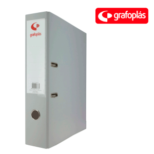 Archivador Grafcolor Din A-4 65mm color gris