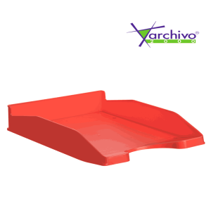 Bandeja sobremesa Mod. 742 plástico color rojo